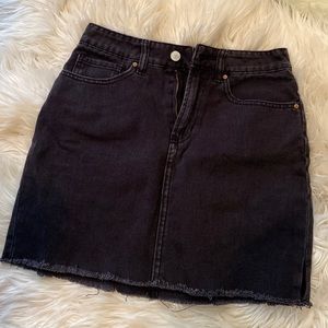 Black Denim Pacsun Skirt